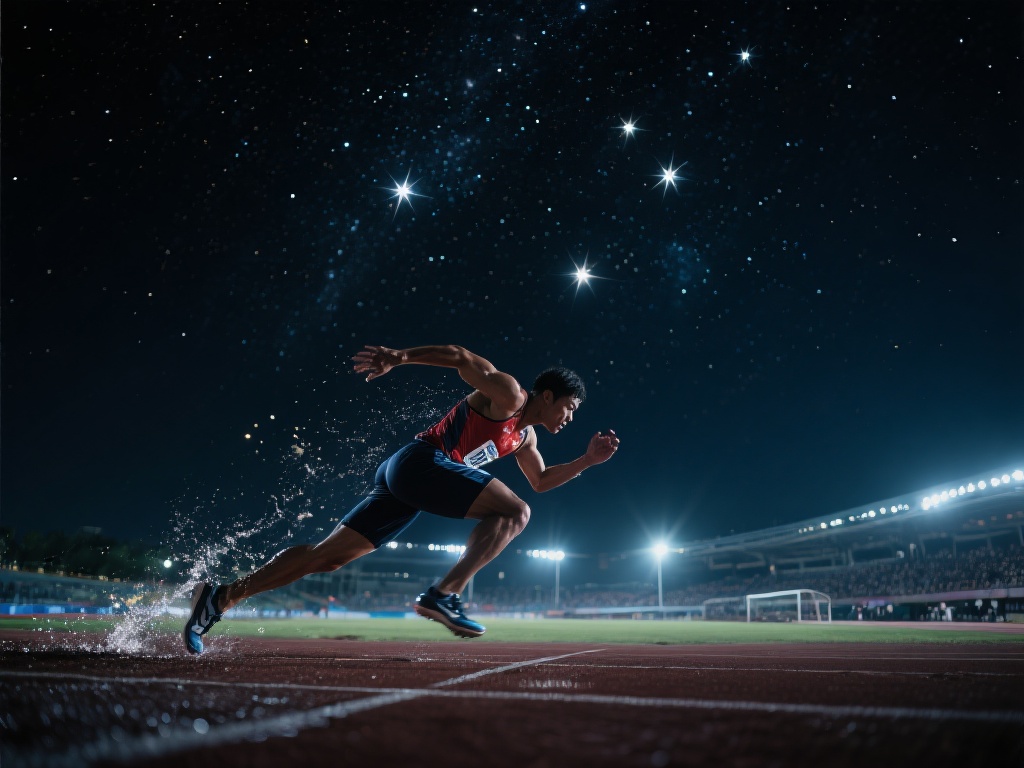 体育斗转星空:每一次拼搏都点亮星河之夜 (体育斗转星空:每一次拼搏都点亮无尽星河之夜) 在夜晚的星空下,体育赛场上的每一滴汗水都仿佛化作一